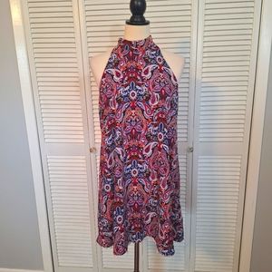 Altar'd state open back paisley aline dress sz medium *N
